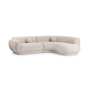 Serena Buttercream 2-Piece Sectional