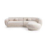 Serena Buttercream 2-Piece Sectional