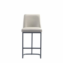 Serena Counter Stool in Light Grey - Ornate Home