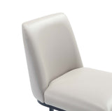 Serena Counter Stool in Light Grey (set of 2) - Ornate Home