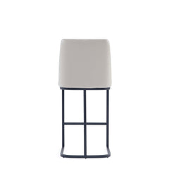 Serena Counter Stool in Light Grey (set of 3) - Ornate Home