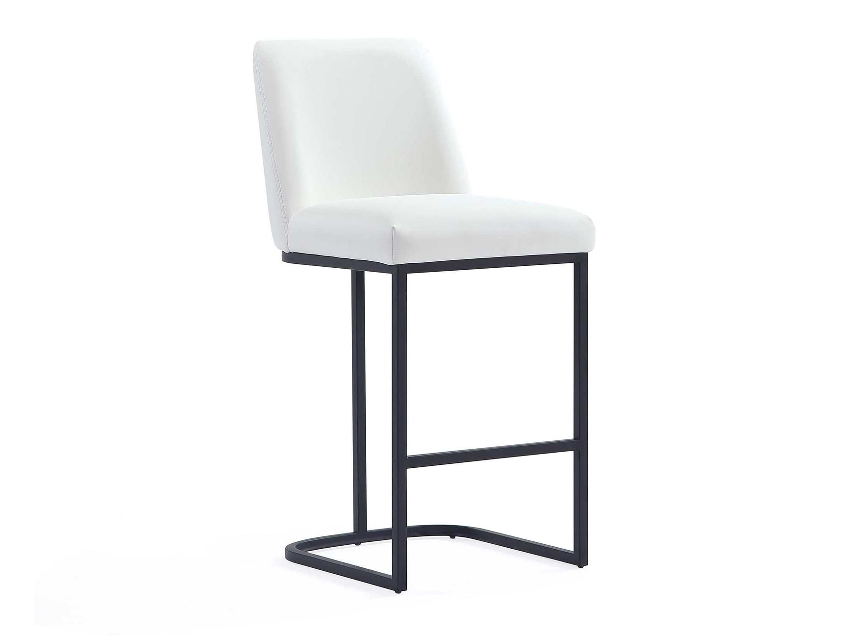 Serena Counter Stool in White - Ornate Home
