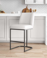 Serena Counter Stool in White - Ornate Home