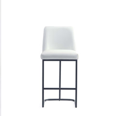 Serena Counter Stool in White (set of 2) - Ornate Home