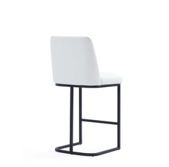 Serena Counter Stool in White (set of 2) - Ornate Home