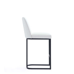 Serena Counter Stool in White (set of 3) - Ornate Home