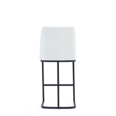 Serena Counter Stool in White (set of 3) - Ornate Home