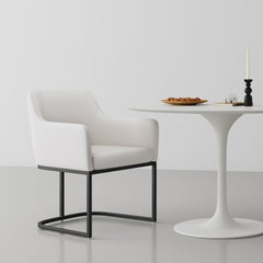 Serena Dining Armchair in Cream - Ornate Home