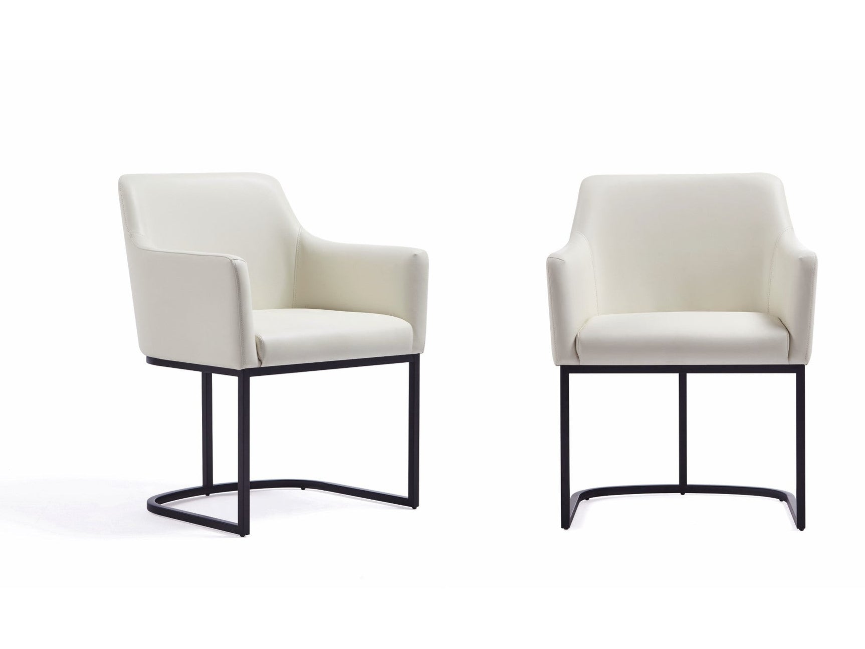 Serena Dining Armchair in Cream (set of 2) - Ornate Home