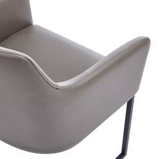 Serena Dining Armchair in Grey (set of 2) - Ornate Home