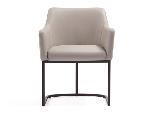 Serena Dining Armchair in Light Grey - Ornate Home