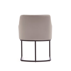 Serena Dining Armchair in Light Grey - Ornate Home
