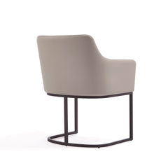 Serena Dining Armchair in Light Grey (set of 2) - Ornate Home