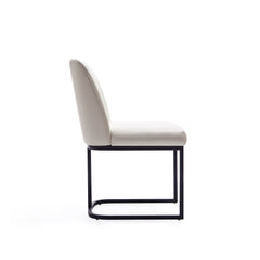 Serena Dining Chair in Cream (set of 2) - Ornate Home