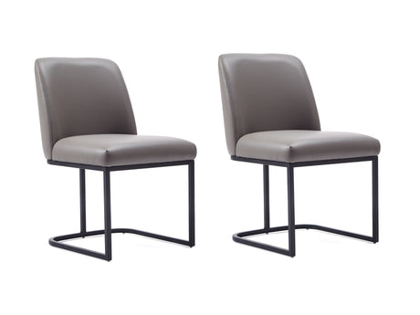 Serena Dining Chair in Grey (set of 2) - Ornate Home