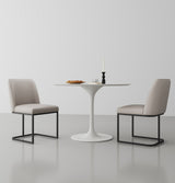 Serena Dining Chair in Light Grey (set of 2) - Ornate Home