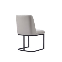Serena Dining Chair in Light Grey (set of 2) - Ornate Home