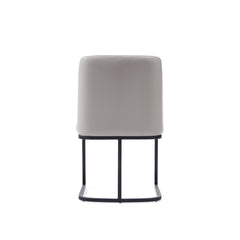Serena Dining Chair in Light Grey (set of 2) - Ornate Home