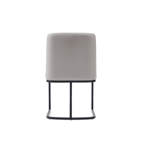 Serena Dining Chair in Light Grey (set of 2) - Ornate Home