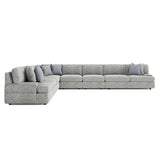 Serena Grey 6-Piece Fabric Sectional - Ornate Home