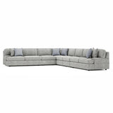 Serena Grey 6-Piece Fabric Sectional - Ornate Home