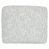 Serena Grey Fabric Ottoman - Ornate Home