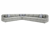 Serena Grey Fabric Sectional - Ornate Home