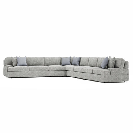 Serena Grey Fabric Sectional - Ornate Home