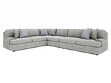 Serena Grey Fabric Sectional - Ornate Home