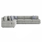 Serena Grey Fabric Sectional - Ornate Home