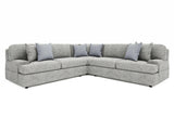 Serena Grey Fabric Sectional - Ornate Home