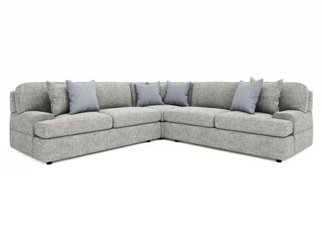 Serena Grey Fabric Sectional - Ornate Home