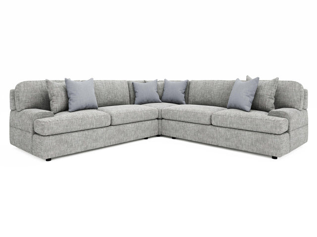Serena Grey Fabric Sectional - Ornate Home