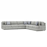 Serena Grey Fabric Sectional - Ornate Home