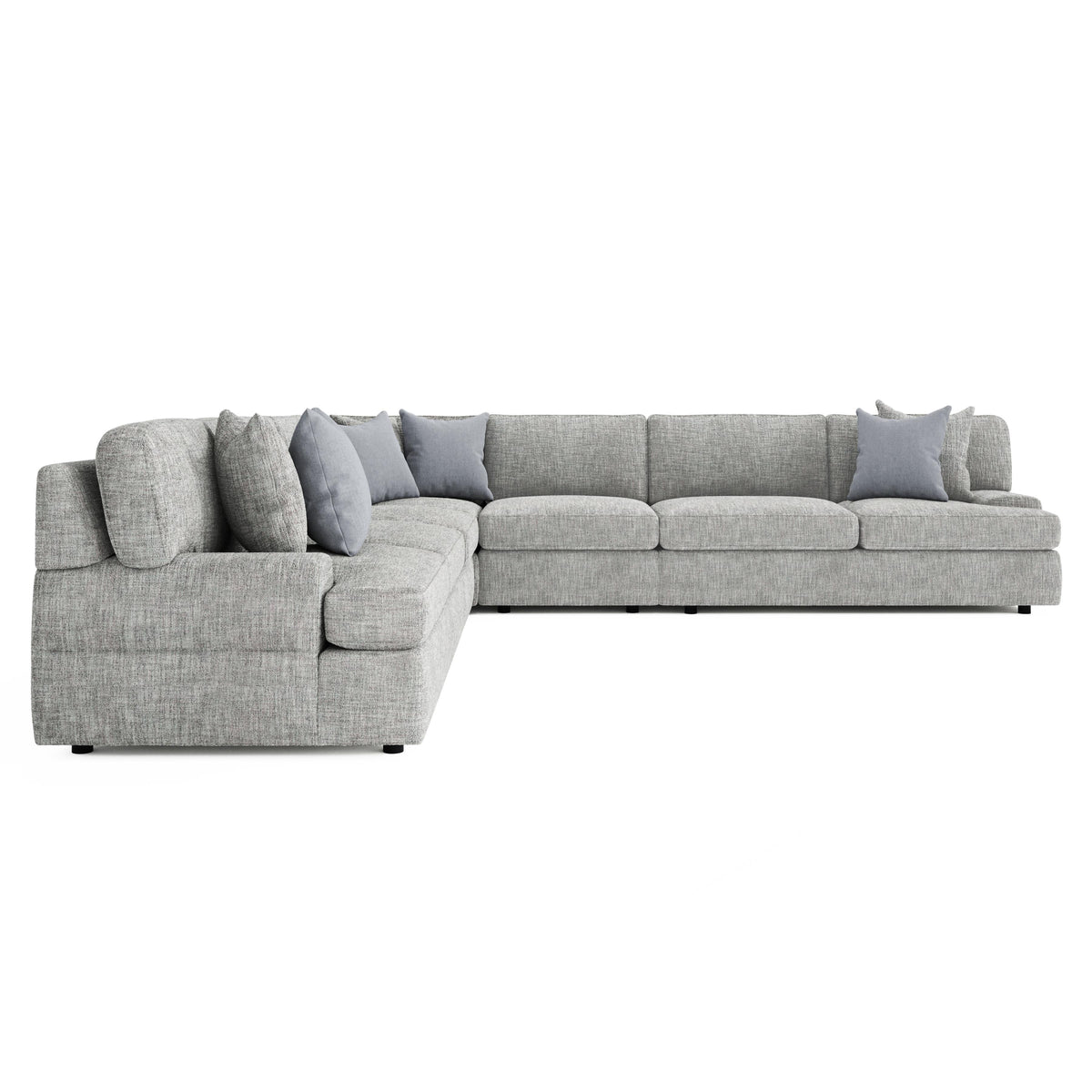 Serena Grey Sectional - Ornate Home