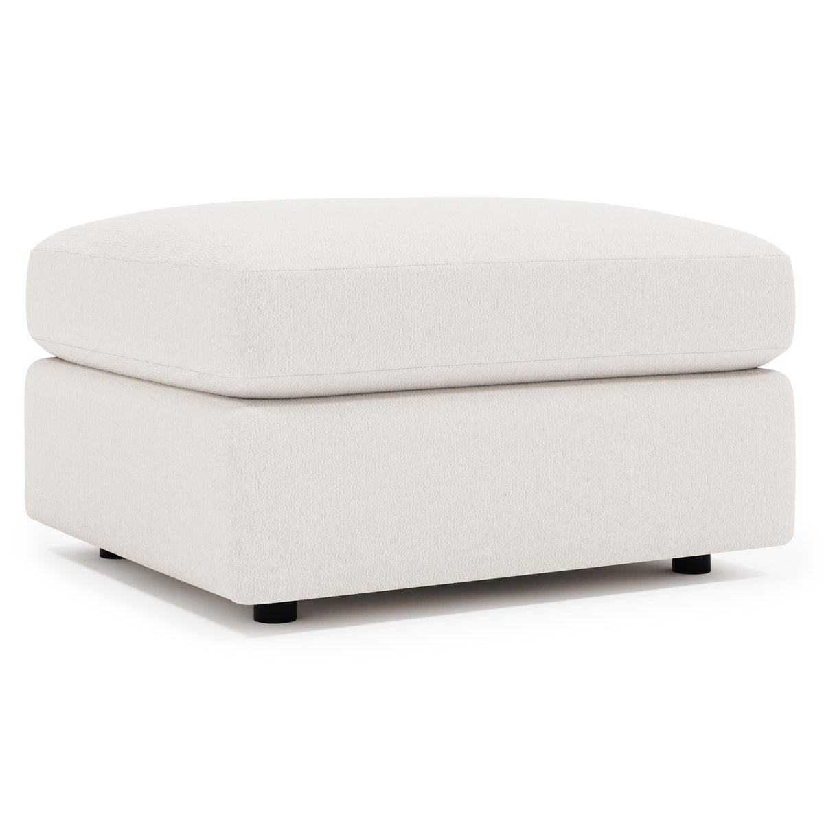 Serena Ivory Ottoman - Ornate Home