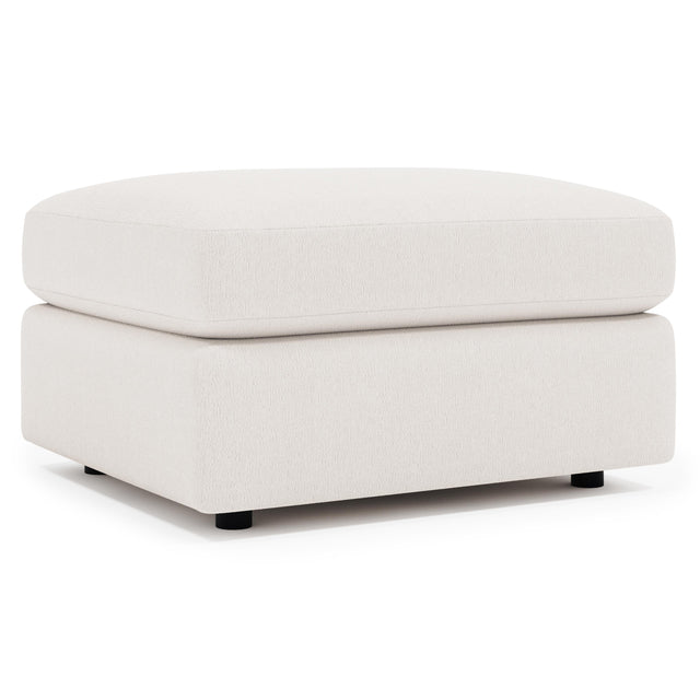 Serena Ivory Ottoman - Ornate Home