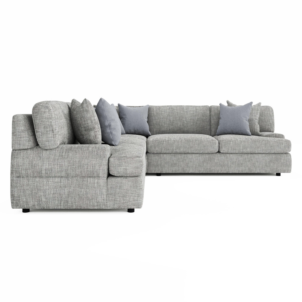 Serena Light Gray Sectional - Ornate Home