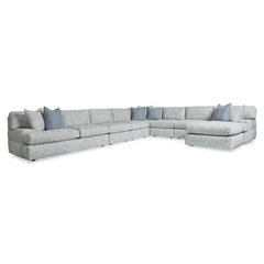 Serena Light Gray Sectional - Ornate Home