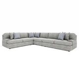 Serena Light Gray Sectional - Ornate Home