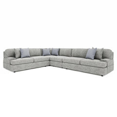Serena Light Gray Sectional - Ornate Home