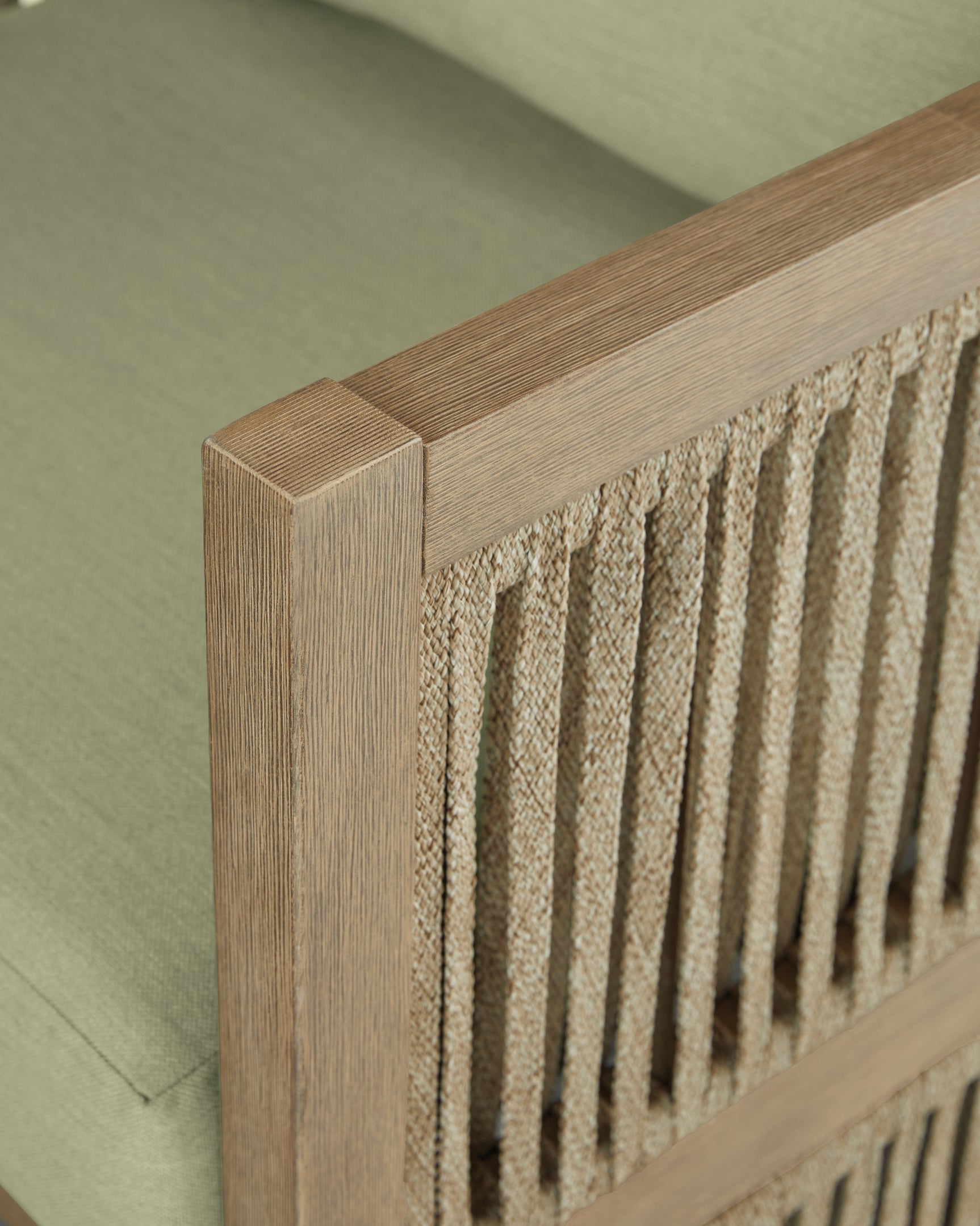 Serena Shores Beige/Green Lounge Chair w/Cushion (Set of 2) - Ornate Home