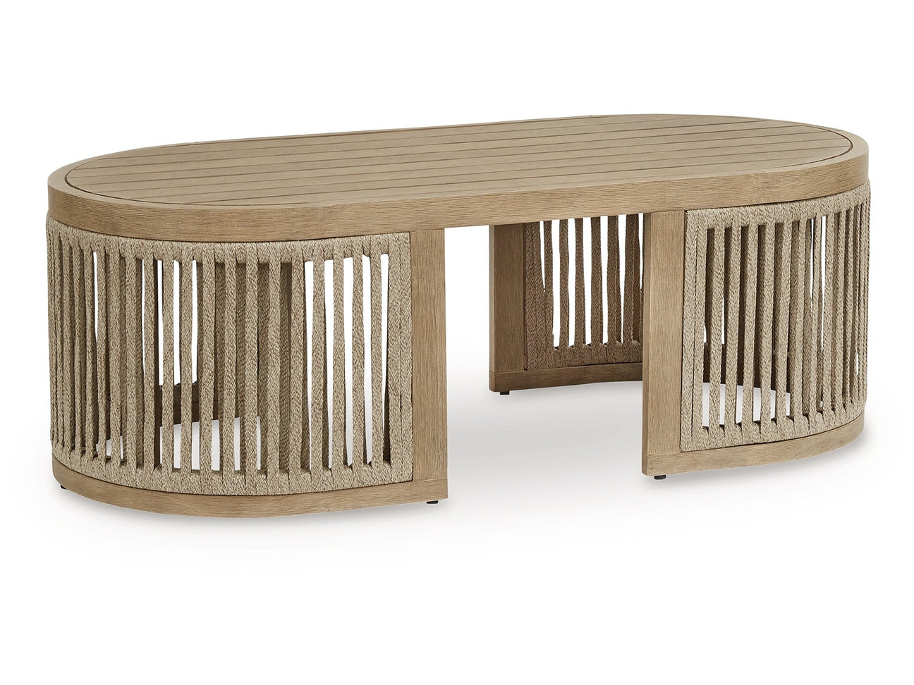 Serena Shores Beige Rectangular Cocktail Table - Ornate Home