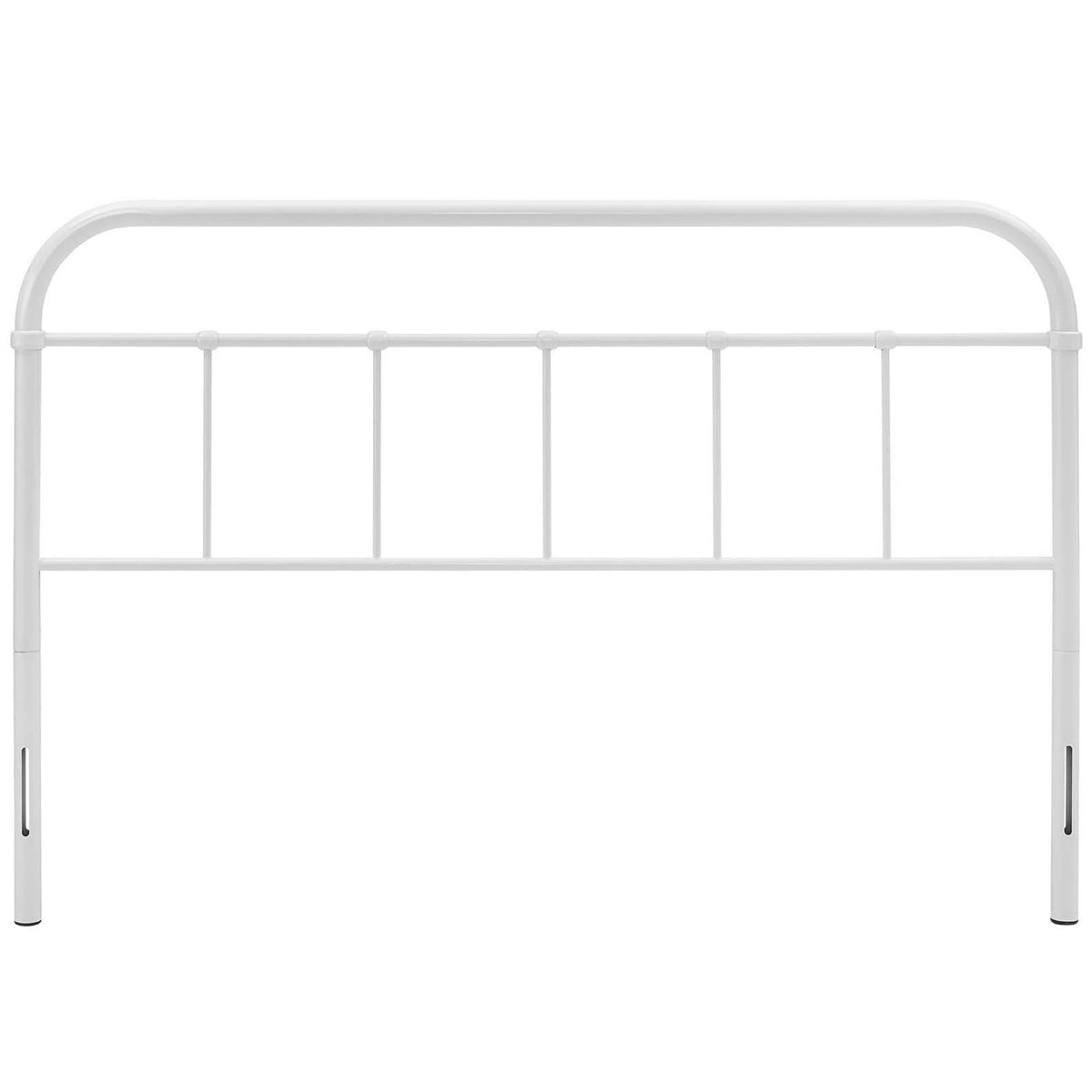Serena White Full Steel Headboard - Ornate Home