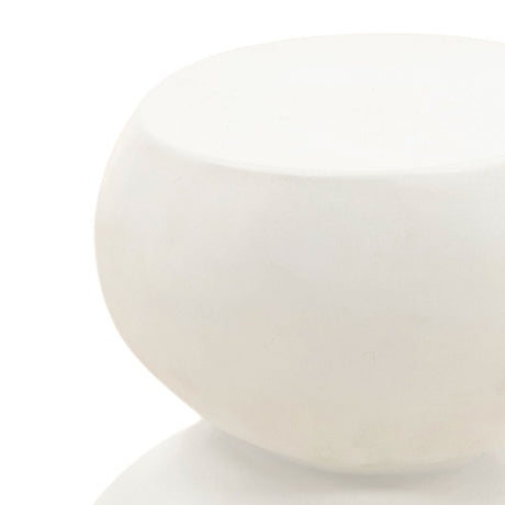 Serenade White Outdoor Side Table - Ornate Home