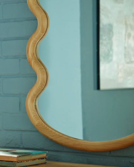 Serendis Brown Accent Mirror - Ornate Home