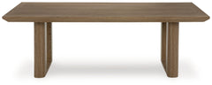 Serene Bay Dark Brown Rectangular Cocktail Table - Ornate Home