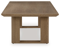 Serene Bay Dark Brown Rectangular Cocktail Table - Ornate Home