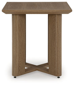 Serene Bay Dark Brown Square End Table - Ornate Home
