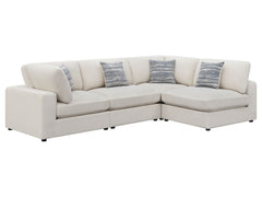 Serene Beige 4-Piece Modular Sectional Sofa - Ornate Home